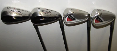 Adams Idea Hybrid A2OS Irons 5-8 iron, mfg. Grafalloy Pro-Launch Blue, R-Flex - Image 1 of 4