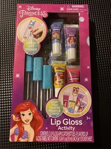 NEW! Disney Princess Create Your Own Lip Gloss Activity - Ariel Little Mermaid - Picture 1 of 1