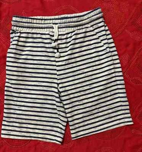 Boys Arizona Jean Co Navy Blue White Striped Casual Shorts. Size X-large 14-16 - Picture 1 of 19