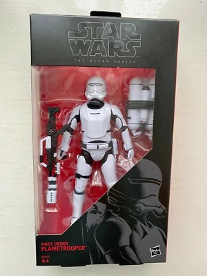 BNIB STAR WARS 6" THE BLACK SERIES FIRST ORDER FLAMETROOPER #16 HASBRO FIGURE - Image 1 of 3
