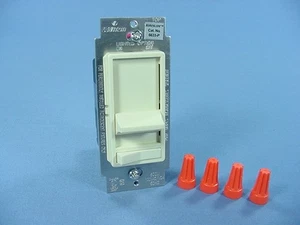 Leviton Almond Decora Lighted Slide Dimmer Preset 3-Way Incandescent 6633-PLA - Picture 1 of 4