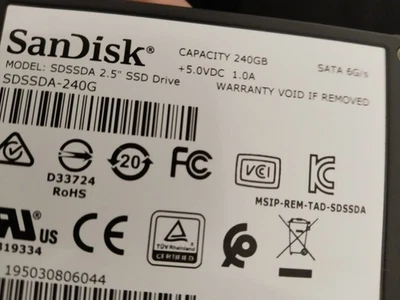 SanDisk Plus 240GB Internal SSD (SDSSDA-240G), 2,5" - Bild 1 von 2