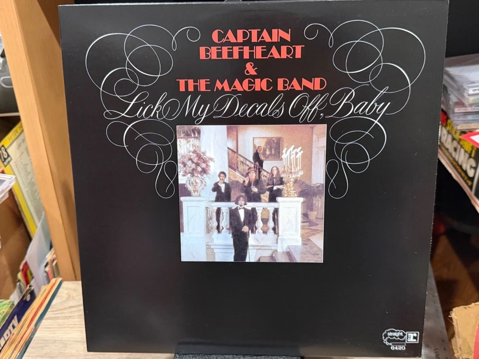 CAPTAIN BEEFHEART & HIS MAGIC BAND   LICK MY DECALS OFF, BABY VINYL RECORD LP - Image 1 of 4