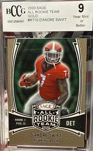 2020 Stage All Rookie team Gold DeAndre Shift BCCG. 9. 🏈 - Picture 1 of 3