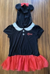 Disney Minnie Mouse Cosplay Vestido Con Capucha Línea A Tul con Lazo Rojo/Negro 14-16 - Imagen 1 de 17
