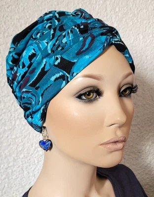 Eleganca Damen Mütze Chemo Kopfbedeckung Turban weich bequem Chemomütze EDDA NEU - Bild 1 von 4