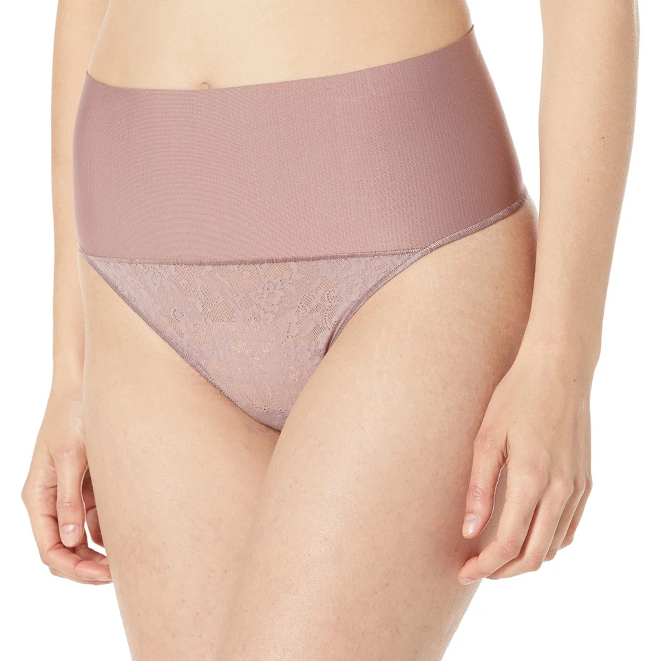 Maidenform Lace Thong Shapewear Spicy Bronze 2XL