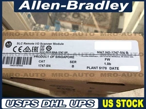 In Stock New & Original AB 1747-SN /B SLC 500 Remote I/O Scanner Module - Picture 1 of 1