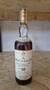 Whisky Macallan 10 years old 75cl 40% imp. Giovinetti anni 80 livello basso - Foto 1 di 9