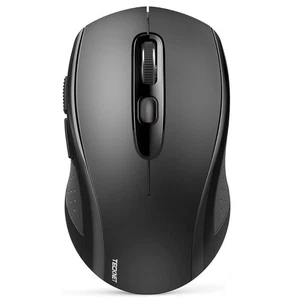 TECKNET Bluetooth Mouse(USB-A+BT Wireless Connect, Black) - Picture 1 of 2