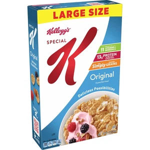 Special K Cereali da Colazione, Colazione Famiglia, Cereali in Fibra, Formato Grande, Originale - Foto 1 di 12
