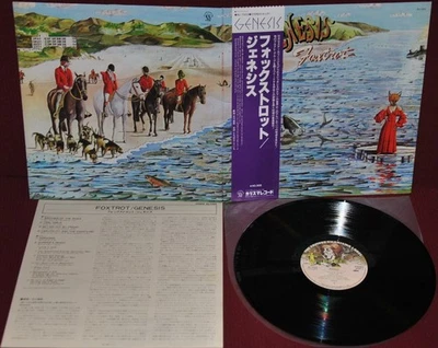 GENESIS - FOXTROT - CHARISMA RJ-7303 1978 - LP JAPAN OBI NM GATEFOLD - Image 1 of 2