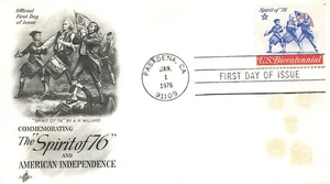 FIRST DAY CANCEL ON A BICENTENNIAL LABEL !! - Picture 1 of 1
