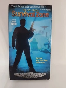 ESCAPE FROM SURVIVAL ZONE (1992) VHS COVER ONLY AIP Terence Ford - Picture 1 of 2
