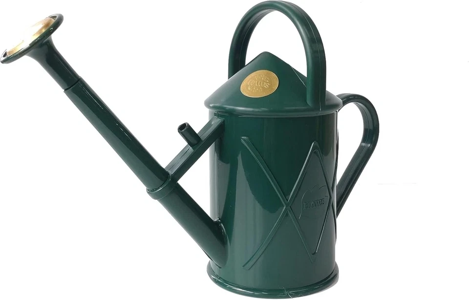 Heritage Indoor Plastic Watering Can 0.25 Gallon 1 Liter Green Gardening Gift