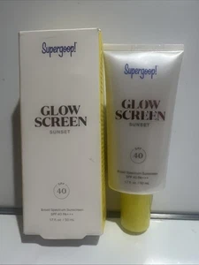 NEW SUPERGOOP Glow Screen SPF 40 1.7 oz "SUNSET" Exp 01/27 *NO SEAL* - Picture 1 of 1