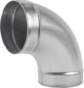 Conducto de curvatura de codo 90° grados Ø6 pulgadas 90 - 6 pulgadas, acero galvanizado  - Imagen 1 de 7