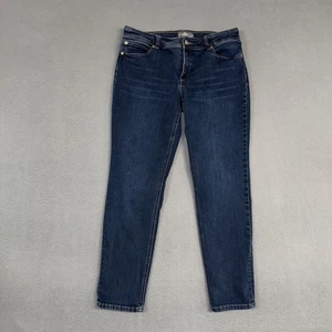 Chicos So Slimming Jeans Women’s 1 / 8 Blue Straight Skinny Stretch Denim Cotton - Picture 1 of 10