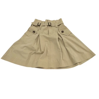 Auténtica Falda Forro Algodón Kahki BURBERRY Excelente Estado Cuadros Nova Talla 38 FS Foto 1 de 4