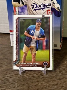 2025 Topps Series 2 Joey Graziadei First Pitch #FPS-1 - Picture 1 of 2
