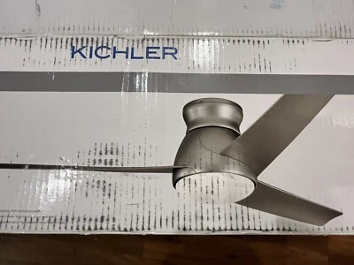 Kichler Lighting 310160WH Eris Ceiling Fan w/LED Light & Wall Control White READ - Image 1 of 4