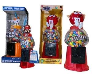 M&M’S RED CANDY NOVELTY DISPENSER/STAR WARS OBI-WAN KENOBI/2010 LUKE SKYWALKER - Picture 1 of 11