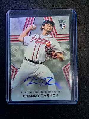 2023 Topps Series 1 Freddy Tarnok Baseball Stars Auto #BSA-FRT Braves Rookie RC - Image 1 of 2