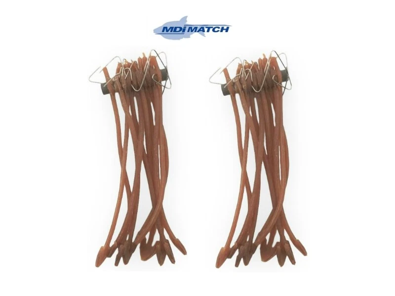 MDI Soft Rubber Pole Winder Anchors Super Stretch for Pole Fishing Rigs 2pk of10 — 第 1/2 张图片