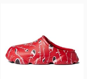 Champion Super Meloso Warped red/white Clogs Shoes Size 11 Mens - NEW WITH TAGS