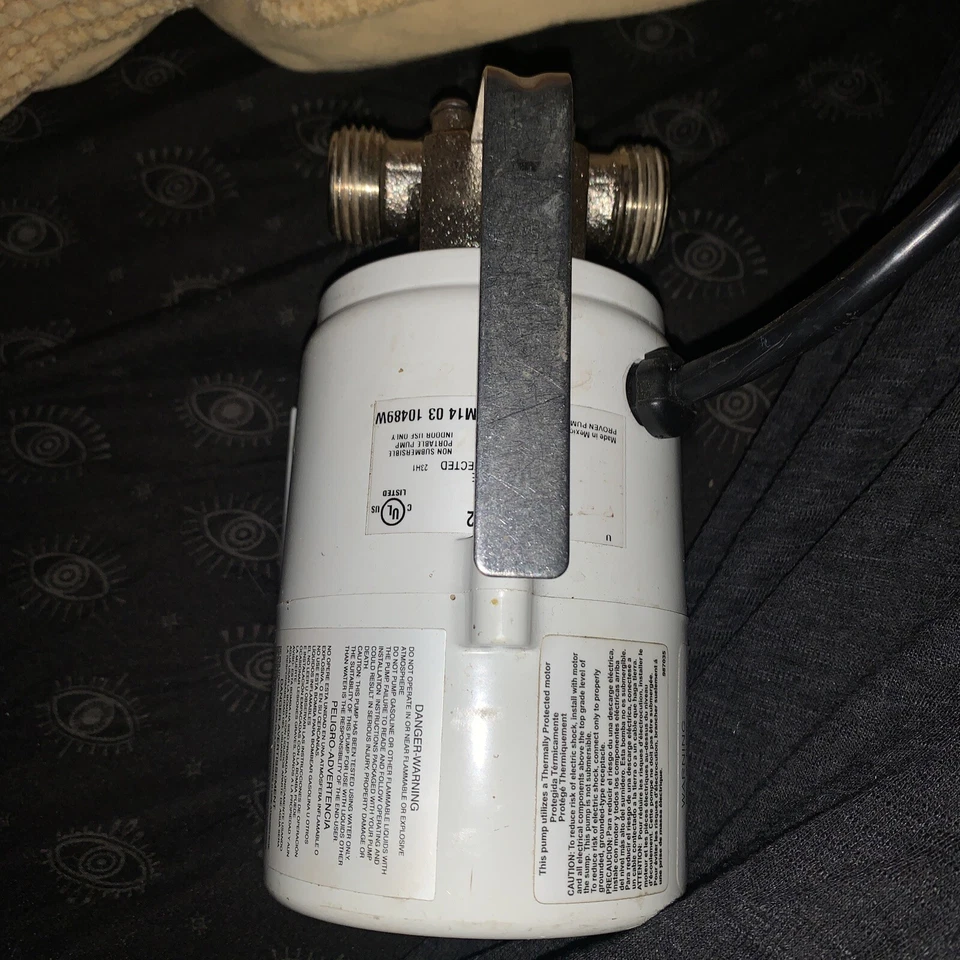 Little Giant Nickel-plated Brass Utility Pump 115 VAC 360