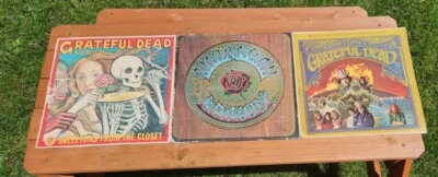 Grateful Dead Vinyl LOT Skeletons AMERICAN BEAUTY VINTAGE JERRY GARCIA BOB WEIR - Image 1 of 4