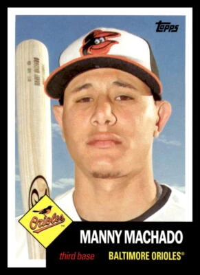 2016 Topps Archives Manny Machado  #30 Baltimore Orioles Baseball Card - Image 1 of 2