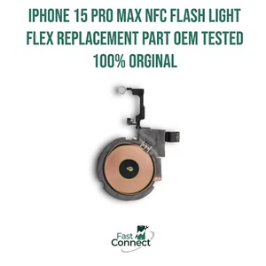 iPhone 15 Pro Max Luz Flash NFC Flex Repuesto OEM Probado 100% Original - Imagen 1 de 1