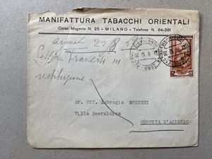 C) Busta Repubblica Milano 1952 manifattura tabacchi  - Picture 1 of 2