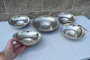 5er Set Zinn offen Ziborium, Kommunionschalen, Hostienhalter (CU826) Kelch Co - Bild 1 von 12