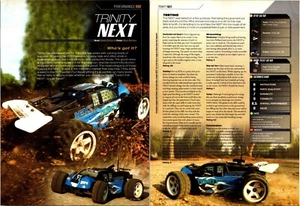 Trinity NEXT Nitro RC Truggy Testing Print Ad Ephemera Wall Decor 1/16 - Picture 1 of 1