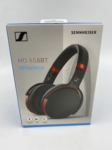 Auriculares inalámbricos con cancelación de ruido Sennheiser HD 458BT negros/rojos - Imagen 1 de 4