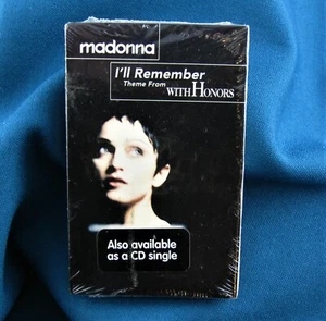 MADONNA SEALED I'LL REMEMBER US CASSETTE TAPE SINGLE MAVERICK 1994 Promo Hype - Picture 1 of 8