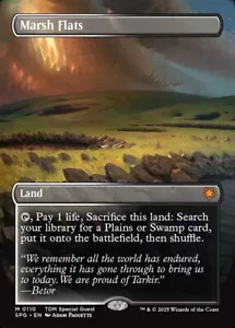 Marsh Flats (Borderless) Foil NM MTG Special Guests SPG Magic - Picture 1 of 3