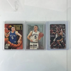 1995 Jason Kidd Rookie Premium 3 Card Lot, Dallas Mavericks HOF Nm-mint - Picture 1 of 19