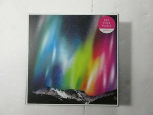 Galison Cosmic Lights Mountain Aurora Rainbow 500 Piece Jigsaw Puzzle New - Picture 1 of 6
