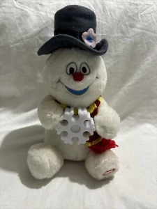 Gemmy kleiner animierter Frosty der Schneemann mit Schneeflocke spielt Frosty der Schneemann - Bild 1 von 12