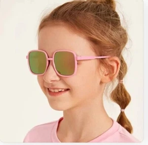 Kids Pink Mirror Sunglasses For Girls, Accessories and Gift for Kids Toddler NEW - Picture 1 of 2