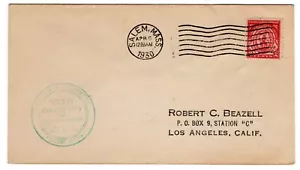 #682 Massachusetts Bay Colony 1930 FDC - Planty #13 Beazell SEE REVERSE - Picture 1 of 2