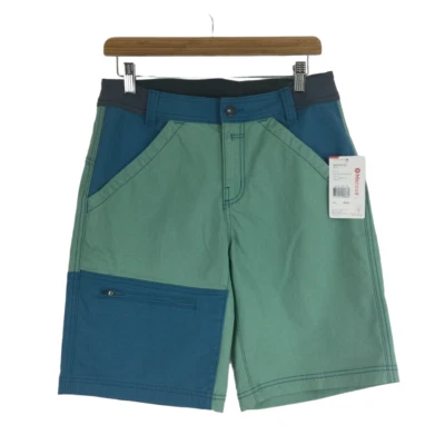 Pantalones Cortos Marmot Northsyde Para Hombres Mezcla de Algodón Bolsillos con Cremallera Azul Verde Talla 30 Foto 1 de 4