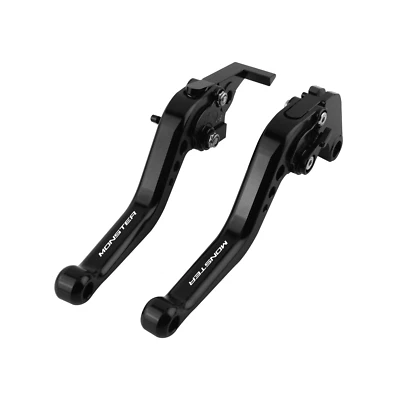Palanca de embrague y freno de mano corta de aluminio para Ducati Monster 1200 S/R 2014-2019 Foto 1 de 4