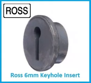 Ross 6mm Safe Lock Keyhole Insert - Gun Safes - Safe Locks - 0895247 - Picture 1 of 3