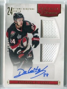 2011-12 Novato Anthology Stephane Da Costa Camiseta doble reliquia automática radiocontrol/499 (ding) - Imagen 1 de 1