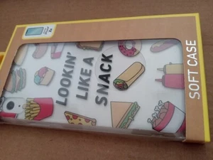 Iphone XR Soft Body Case Stylish Fast Food Burger and Fries NEW SEALED - Picture 1 of 4