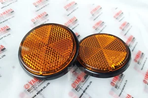 Yamaha DT100 DT125 DT175 DT250 DT400 RD125 RD250 SR400 GPD125 Reflector L-R New - Bild 1 von 5